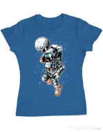 Tricou ADLER dama Astronaut Albastru azuriu