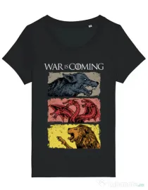 Tricou STANLEY STELLA dama War is coming Negru