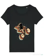 Tricou STANLEY STELLA dama Cycling space Negru 