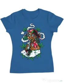 Tricou ADLER dama Jamaican Albastru azuriu
