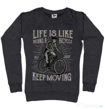 Bluza ADLER dama Keep moving Negru melanj