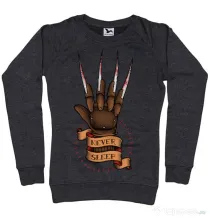 Bluza ADLER dama Never sleep Negru melanj
