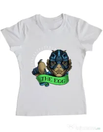 Tricou ADLER dama Shape of water Alb