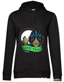 Hoodie dama cu gluga Shape of water Negru