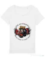Tricou STANLEY STELLA dama The notorious Alb