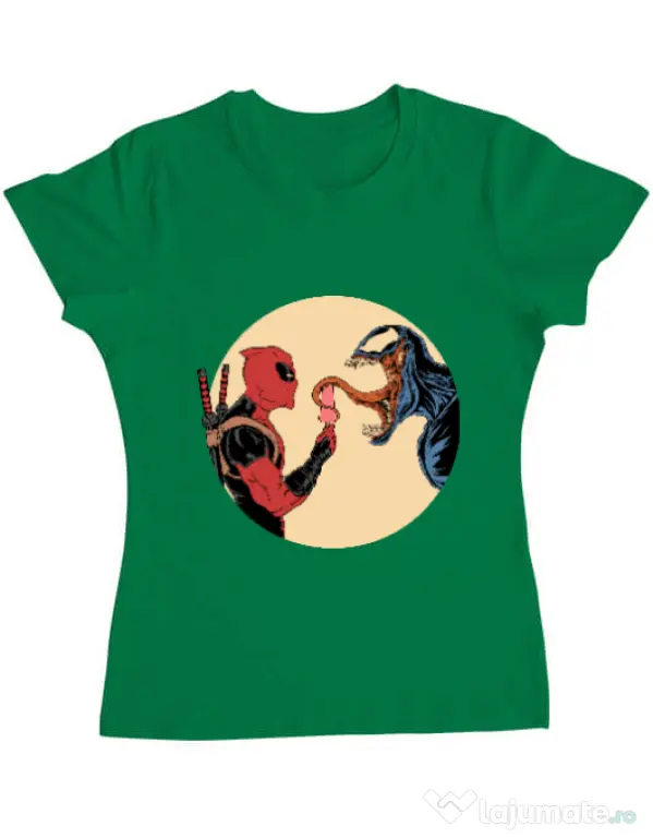 Tricou ADLER dama Venom icecream Verde mediu