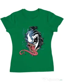 Tricou ADLER dama Venom kiss Verde mediu