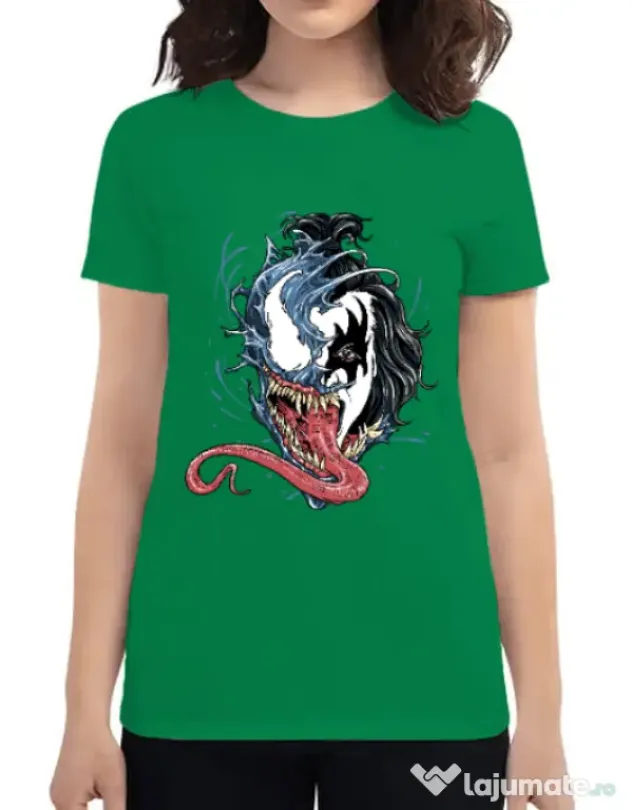 Tricou ADLER dama Venom kiss Verde mediu
