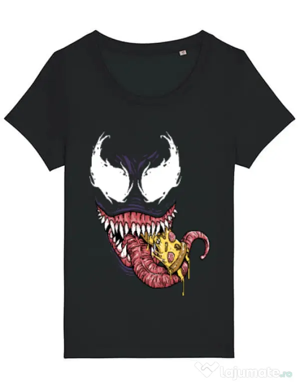 Tricou STANLEY STELLA dama Venom pizza Negru