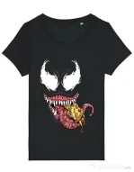 Tricou STANLEY STELLA dama Venom pizza Negru