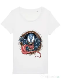 Tricou STANLEY STELLA dama Venom rise Alb