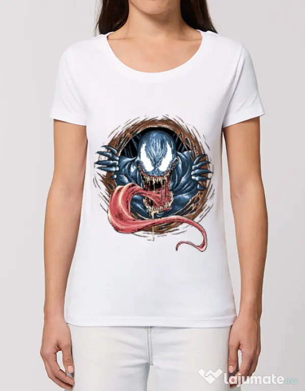 Tricou STANLEY STELLA dama Venom rise Alb