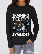 Hoodie dama cu gluga Venom training Negru 