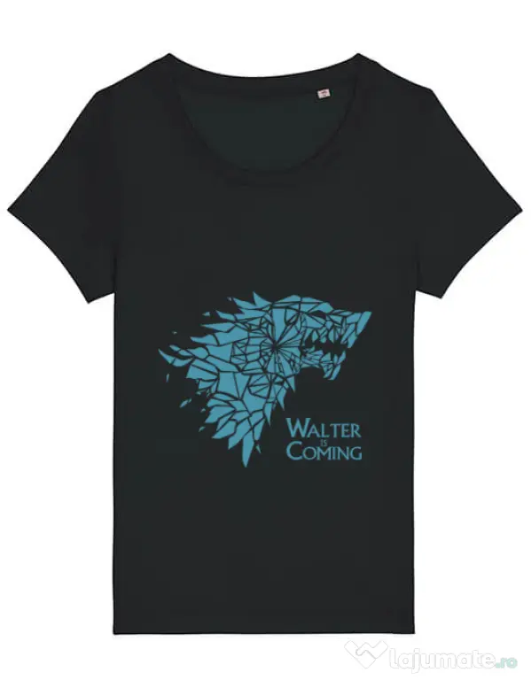 Tricou STANLEY STELLA dama Walter is coming Negru