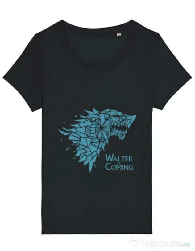 Tricou STANLEY STELLA dama Walter is coming Negru