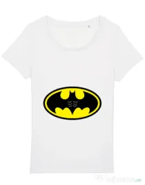 Tricou STANLEY STELLA dama Six pack Batman Alb