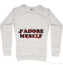 Bluza ADLER dama I love myself Migdala melanj