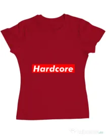 Tricou ADLER dama Hardcore Rosu