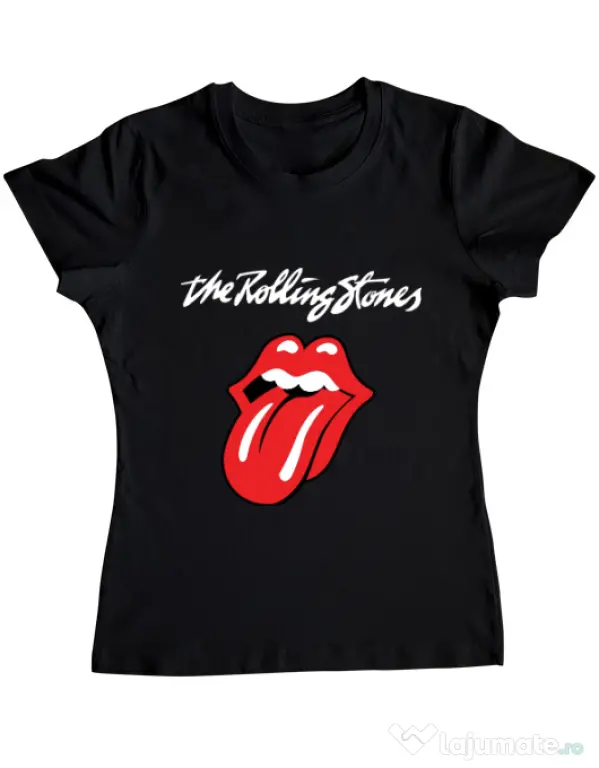 Tricou ADLER dama The Rolling Stones Negru