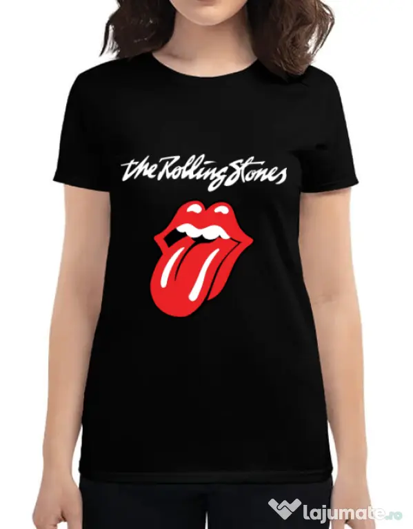 Tricou ADLER dama The Rolling Stones Negru