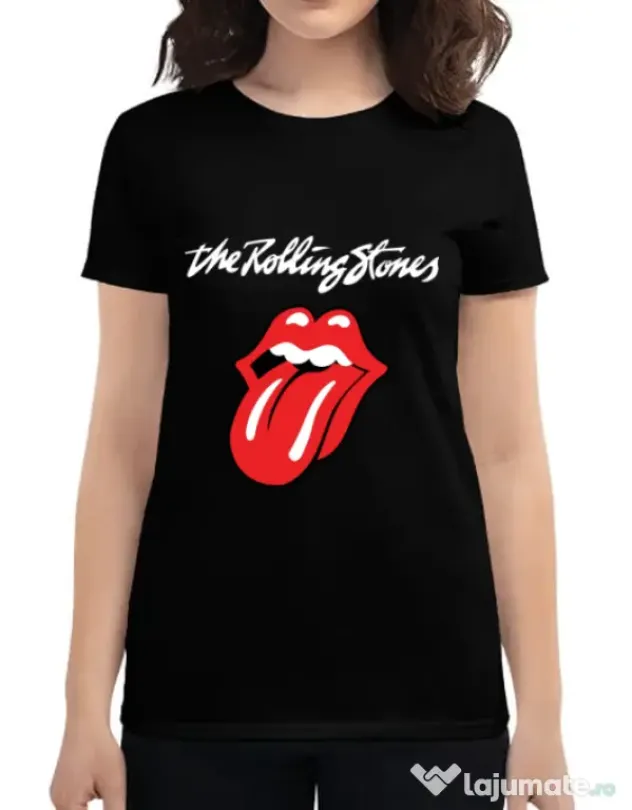 Tricou ADLER dama The Rolling Stones Negru
