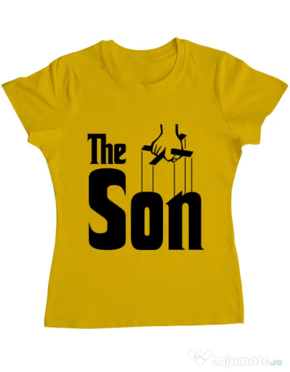Tricou ADLER dama The Son Galben