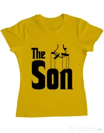Tricou ADLER dama The Son Galben