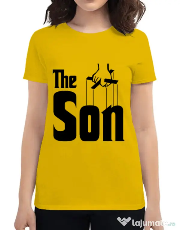 Tricou ADLER dama The Son Galben