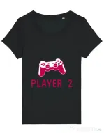 Tricou STANLEY STELLA dama Player 2 Negru