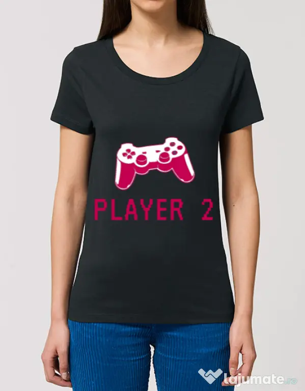 Tricou STANLEY STELLA dama Player 2 Negru