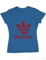 Tricou ADLER dama Dracarys Albastru azuriu