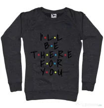 Bluza ADLER dama There for you Negru melanj