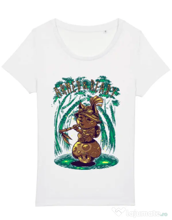Tricou STANLEY STELLA dama Armed and ready Alb