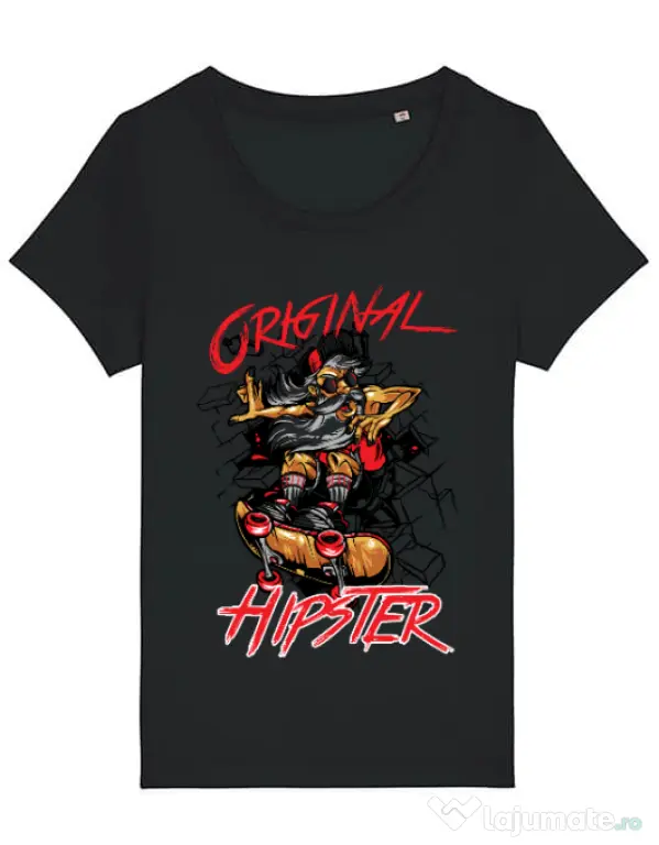 Tricou STANLEY STELLA dama Original hipster Negru