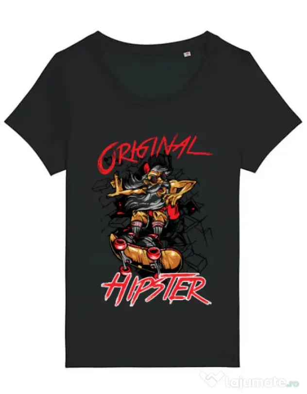 Tricou STANLEY STELLA dama Original hipster Negru