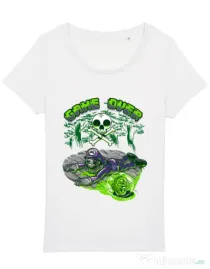 Tricou STANLEY STELLA dama Poisonous mushroom Alb