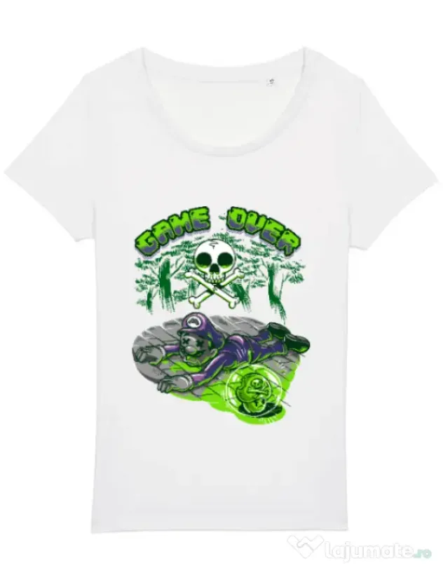 Tricou STANLEY STELLA dama Poisonous mushroom Alb
