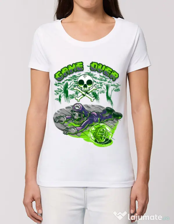 Tricou STANLEY STELLA dama Poisonous mushroom Alb