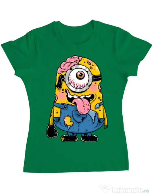 Tricou ADLER dama Zombie minion Verde mediu