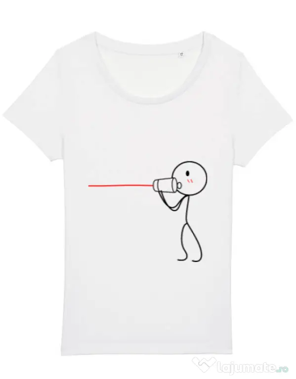 Tricou STANLEY STELLA dama Cuvinte de dragoste 1 Alb