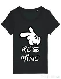 Tricou STANLEY STELLA dama He is mine Negru