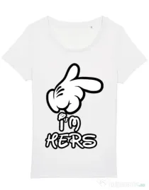 Tricou STANLEY STELLA dama I am hers Alb