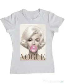 Tricou ADLER dama Bubblegum Alb