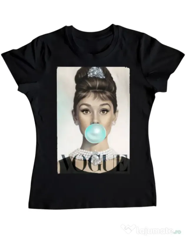 Tricou ADLER dama Audrey Negru