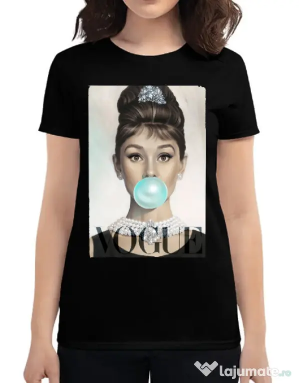 Tricou ADLER dama Audrey Negru