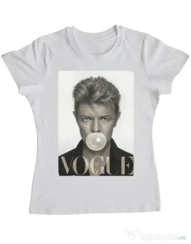 Tricou ADLER dama Bowie Alb