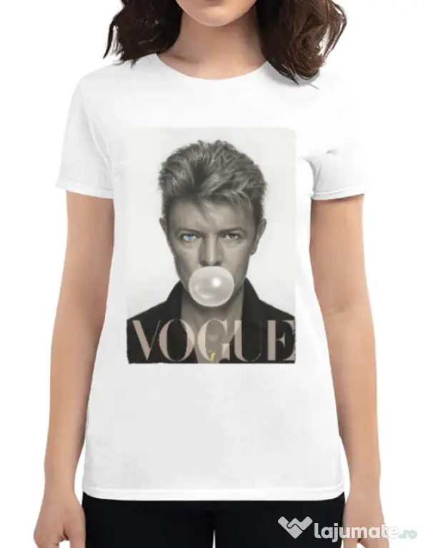 Tricou ADLER dama Bowie Alb