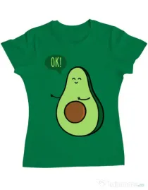 Tricou ADLER dama Avocuddle 2 Verde mediu