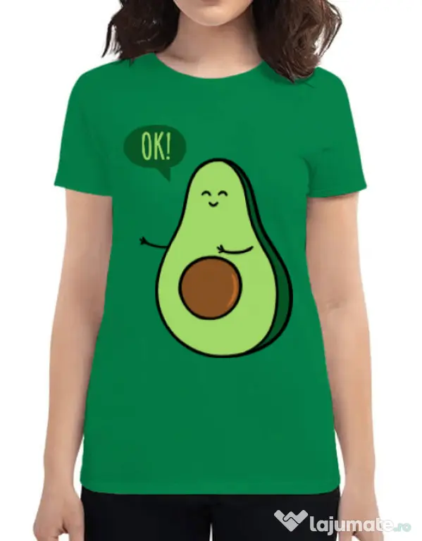Tricou ADLER dama Avocuddle 2 Verde mediu