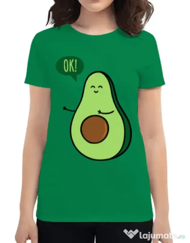 Tricou ADLER dama Avocuddle 2 Verde mediu